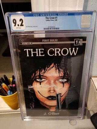 The Crow 1 Cgc 9.  2 1st Print 1989 White Pages Eric Draven Comic Kings