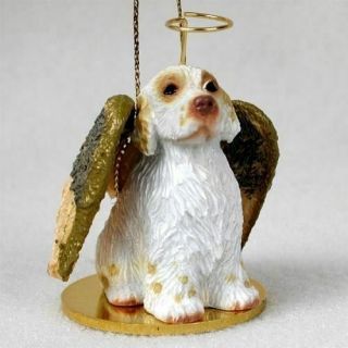 Clumber Spaniel Ornament Angel Figurine