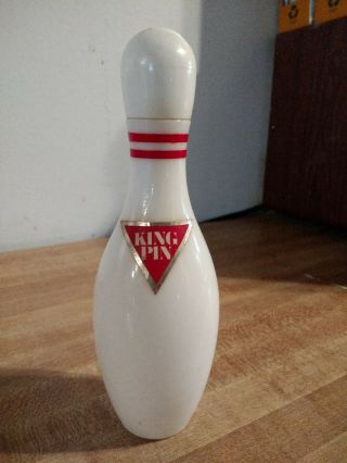 Avon Vintage Collectible Bowling Pin King Pin Bottle Wild Country (empty)