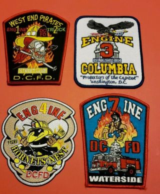 Washington Dc Dcfd Fire Department Patches