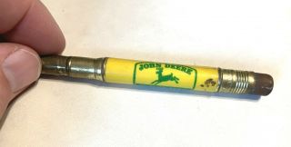 John Deere Bullet Pencil Vintage Holyoke Farm Machinery Hadley,  Mass Advertising