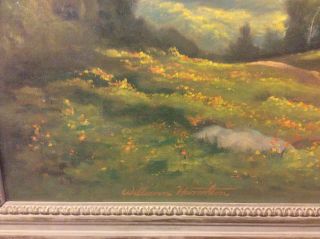 William Hamilton Signed Oil Painting Listed California Artist