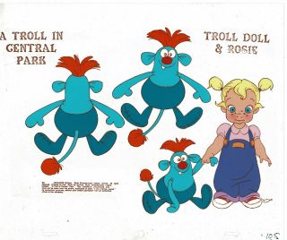 A Troll In Central Park Animation Production Model Cel A02 Troll Doll