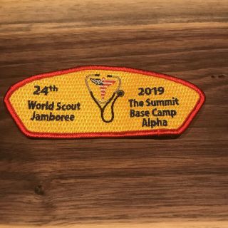 24th World Scout Jamboree 2019 Summit Base Camp Alpha Medical Patch Wsj
