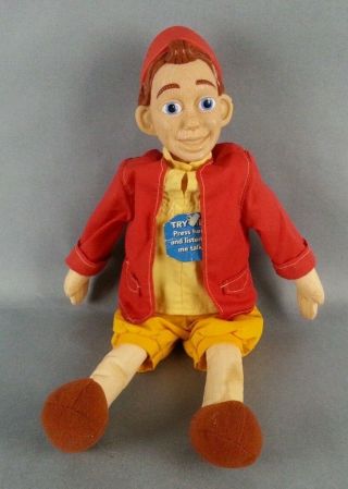 Vintage 1996 Pinocchio Talking Doll Johnathan Taylor Thomas