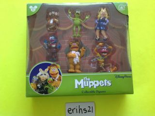Disney The Muppets Collectible Figures Pvc Kermit Miss Piggy Animal Cake Toppers