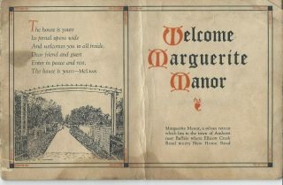 1920 L R Steel Welcome Marguerite Manor Amherst Ny Real Estate Brochure Buffalo
