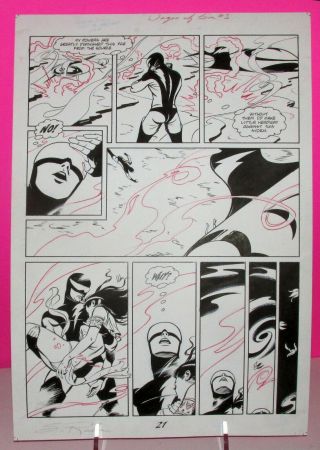 Nexus Wages Of Sin 1 Page 21 - Comic Book Art - Signed Steve Rude