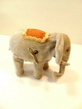 Vintage Toy Wind - Up Elephant Made In Japan Trade Mark " Alps "