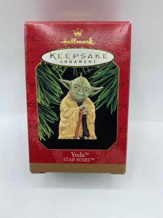 Hallmark Keepsake Ornament Star Wars Yoda 1997