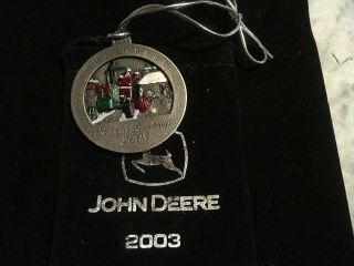 2003 John Deere 8 Pewter Christmas Ornament With