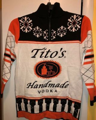 Tito‘s Handmade Vodka Ugly Christmas Sweater Xs