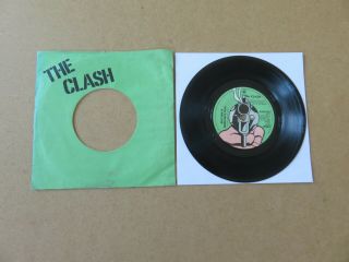 The Clash (white Man) In Hammersmith Palais Uk 7 " In Green Sleeve Scbs6383
