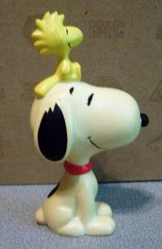 Vintage Peanuts - Charlie Brown - Snoopy & Woodstock Character Figure 4 "
