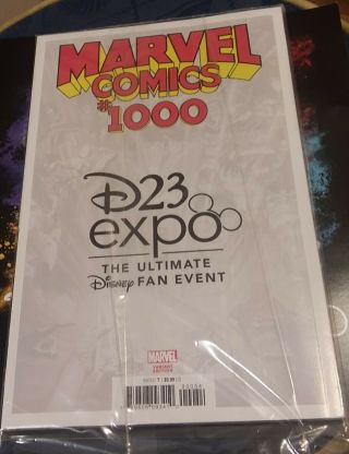 Marvel Comics 1000 Disney D23 Expo Variant cover Spiderman Mickey Mouse 2