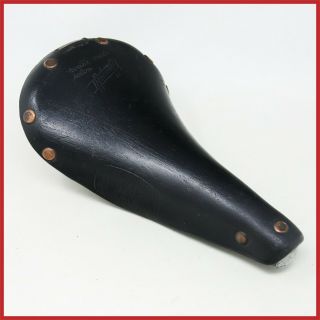 Ideale 90 Speciale Competition Leather Saddle Seat Vintage French 70s Bicycle