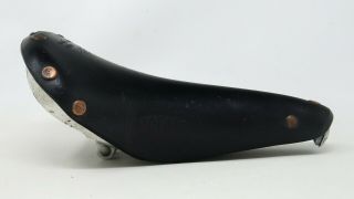 IDEALE 90 SPECIALE COMPETITION LEATHER SADDLE SEAT VINTAGE FRENCH 70s BICYCLE 2