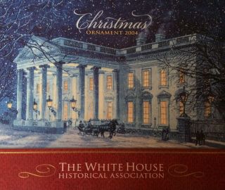 2004 White House Christmas Tree Ornament A First Family 