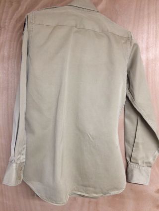 Korean War U.  S.  Army 1952 Khaki Uniform Enlisted Shirt Pants Tie With Patches 3
