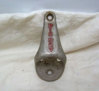 Vintage Big Boy Starr X Cast Iron Wall Mount Bottle Opener 4 Inches