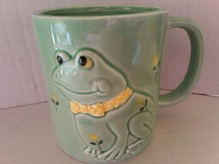 Vintage Frog Coffee Mug Tea Cup Otagiri Japan.