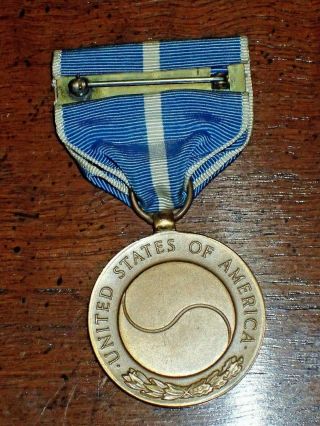 Korea War US Korean Service Medal Wrapped Broach Fine Strike 2