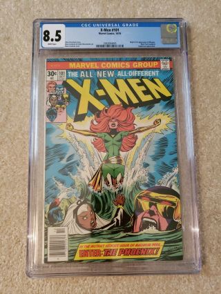 X - Men 101 Cgc 8.  5 Freshly Graded Marvel Comics 1st Phoenix
