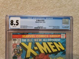 X - men 101 CGC 8.  5 freshly graded Marvel Comics 1st Phoenix 2
