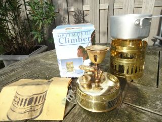 Vintage Boxed Optimus 123 Climber Svea Petrol Stove Dated 1993 In
