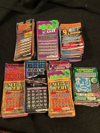 $6000 Face Value York Lottery Scratch Off Tickets