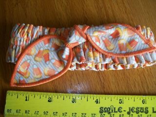 Longaberger Small Garter With Bow Candy Corn Retired
