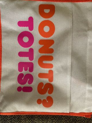 Dunkin Donuts Limited Edition 2019 Tote / Beach Bag Goodbye Donuts