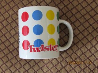 Twister Coffee Mug Cup Floor Board Game Colored Dots Dishwasher Safe