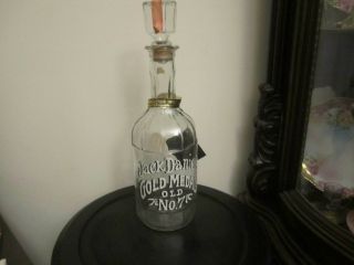 Jack Daniels Gold Medal Old No 7 Tennessee Whiskey Bottle Decanter