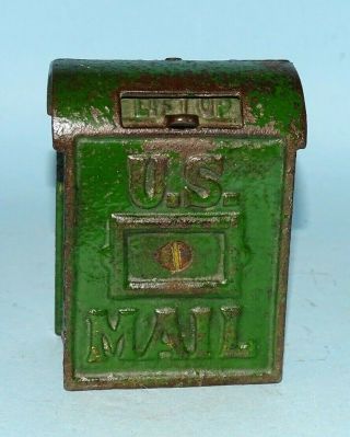 U.  S.  Mail Mailbox Cast Iron Bank A.  C.  Williams
