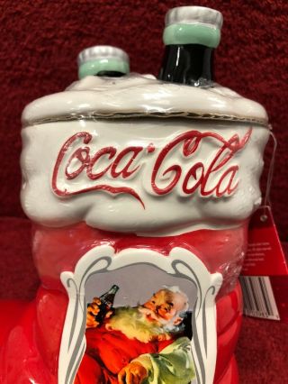 Coca Cola 75th Anniversary Santa Boot Ceramic Cookie Jar 398FY07 3