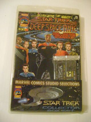 Star Trek Marvel Comics Collectors Box Set - 3 No 1 Issues Dsn,  Voyager,  Academy