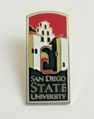 Collectible Lapel Pin Sdsu San Diego State University Hepner Hall Enamel Pin