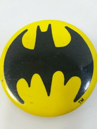 Vintage 1940 Batman Dc Comics Inc Collectible Button Pin