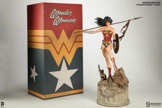 Sideshow Collectibles Wonder Woman Premium Format 1/4 Scale Statue Us Ship