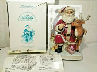 Melody In Motion 1996 Santa Claus Rudolph The Red Nosed Reindeer Box Waco