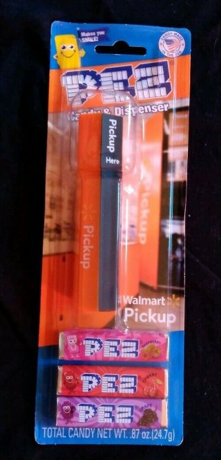 Pez Walmart Pickup Tower Dispenser Exclusive Promotional No Feet Promo Rare