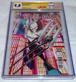 Spider - Gwen 20 Cgc Ss Signature Autograph Stan Lee Signed Marvel Comic Book Pow