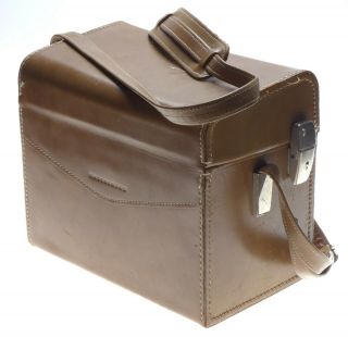 Hasselblad Vintage Tan Leather Pig Skin Camera Case Shoulder Strap 500
