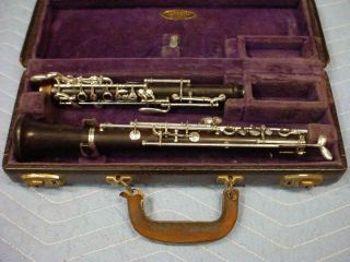 Vintage Pan American Wood Oboe,  Professionally Reconditioned