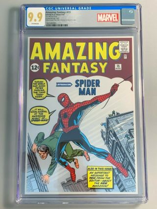Fantasy 15 - Silver Foil - Cgc 9.  9 First Release (696/1000)