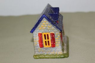 Vintage Christmas Village Putz Composition Paper Mache Cottage House - Japan 2