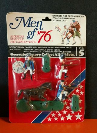 Vintage Men Of 76 Innovative Promotions Toy Soldiers Set No.  5
