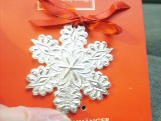 Lenox Snowflake Ornament