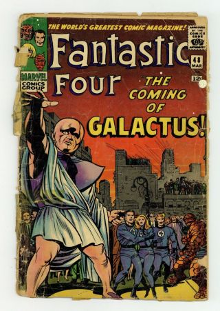 Fantastic Four 48 Pr 0.  5 1966 1st App.  Galactus,  Silver Surfer
